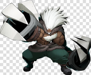 Profile waldstein   Iron Tager Blazblue Cross Tag Battle  HD Png Download