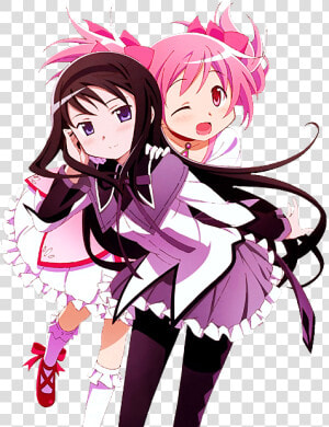 Edit Puella Magi Madoka Magica Mahou Shoujo Madoka   Homura Akemi Hot  HD Png Download