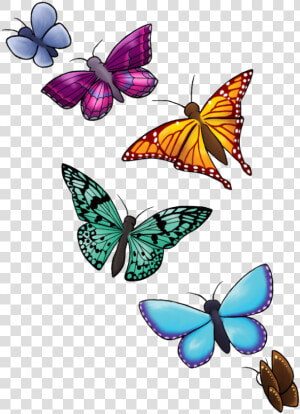 Butterfly Tattoo Drawing Painting   Flyıng Butterfly Tattoo Designs  HD Png Download