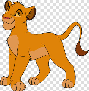 Simba Looking For Critique   Simba Cartoon  HD Png Download