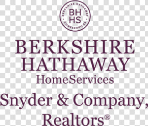 Berkshire Hathaway Snyder Real Estate Logo  HD Png Download