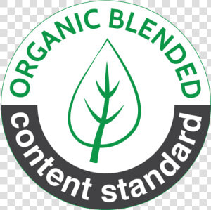 Organic Blended Content Standard Logo  HD Png Download