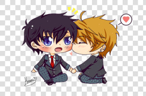 Anime Chibi Yaoi Png  Transparent Png