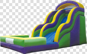 Double Water Slide   Inflatable Slide  HD Png Download