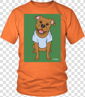 Pitbull Dog T shirt   T shirt  HD Png Download