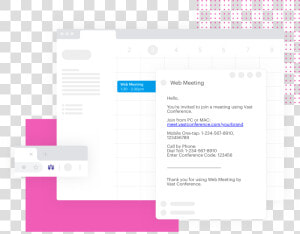 Google Chrome Extension Email Invite   Calendar Invite For Conference Call  HD Png Download