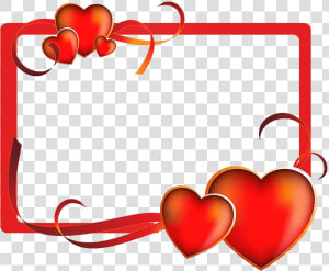 Heart Valentine Frame Png Hd   Valentines Day Photo Frames  Transparent Png