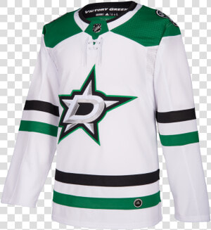 Dallas Stars Adidas Authentic Pro White Jersey   Dallas Stars Jersey Adidas  HD Png Download