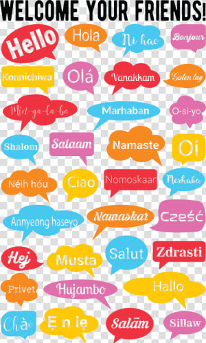 Hello In Dif Languages  HD Png Download