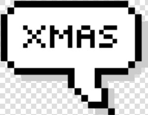  xmas  christmas  merrychristmas  aesthetic  tumblr   Pixelated Speech Bubble Png  Transparent Png