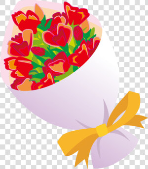 Bouquet Of Flowers Clipart   Clip Art A Bouquet Of Flowers  HD Png Download