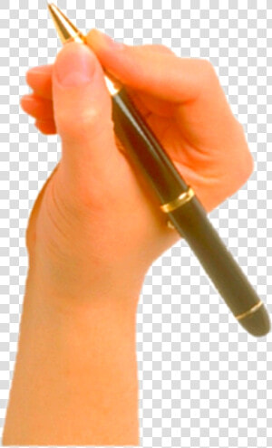 Transparent Writing Hand With Pen Png   Hand With Pen  Png Download