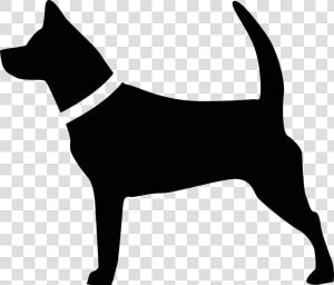 Transparent Dog Clipart Black And White   Transparent Background Dog Silhouette  HD Png Download