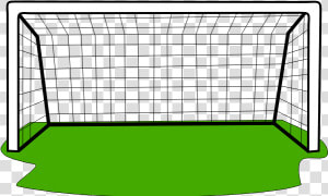 Goal With Grass   Soccer Goal Post Clipart  HD Png Download