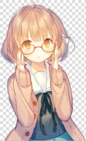   anime  animechan  chan  kuriyama kuriyama Mirai  mirai   Mirai Hen Kyoukai No Kanata Neko  HD Png Download