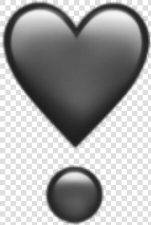  heart  emojis  emoji  grey   Heart Emoji Whatsapp  HD Png Download