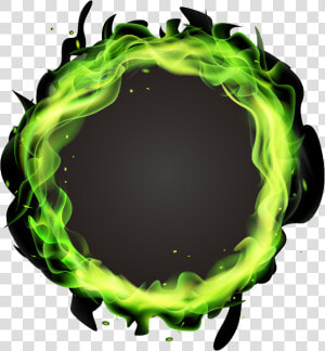 Light Green Flame   Transparent Ring Light Effect Png  Png Download