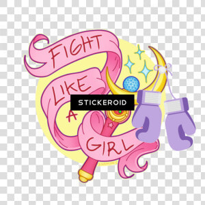 Fight Like A Girl   Fight Like A Girl Sticker Sailor Moon  HD Png Download