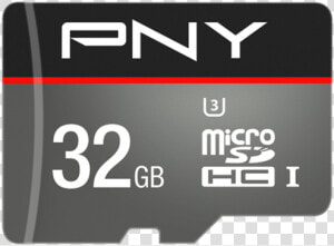 Pny 32gb Microsd Class 10 Memory Card   Micro Sd  HD Png Download