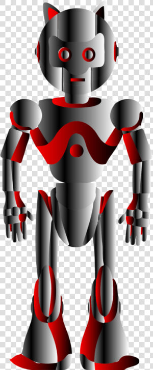 Gradient   Transparent Cartoons   Robot  HD Png Download