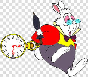 Redraw Alice In Wonderland White Rabbit   Alice In Wonderland Bunny  HD Png Download