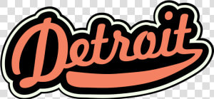 Detroit Retro Style Sign Png Graphic Cave  Transparent Png