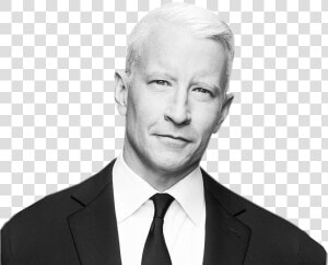 Anderson Cooper   Anderson Cooper Black And White  HD Png Download