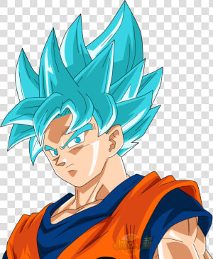 Goku Face Png Page   Goku Ssgss Render Face  Transparent Png