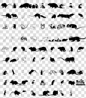 Rat Dingbats  HD Png Download