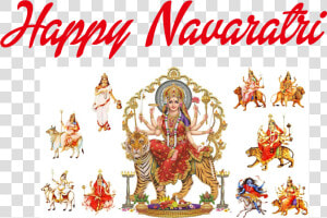 Transparent Navaratri Png   Nav Durga Maa Png  Png Download