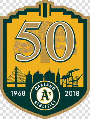 Oakland Athletics 50 Years  HD Png Download