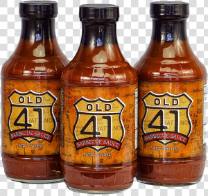 Old 41 Chattanooga Bbq Sauce   Glass Bottle  HD Png Download