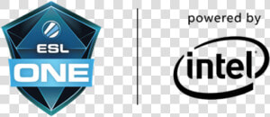 Esl  The World’s Largest Esports Company  And Nodwin   Esl One Powered By Intel  HD Png Download