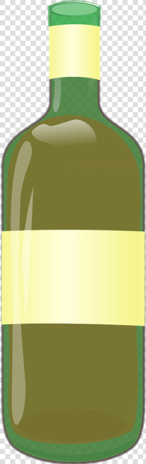 Liquor Bottle Green Free Picture   Cheese And Wine Cartoon  HD Png Download