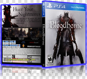 Sony Playstation 4 Ps4   Bloodborne Ps4 Cover  HD Png Download