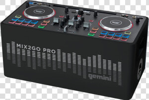 Wireless Speaker With Party Lights   Gemini Mix 2 Go  HD Png Download