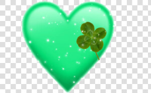  greenheart  heart  heartcrown  green  stpatricksday   Heart  HD Png Download