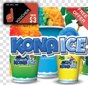 Kona Ice  Coastal Voucher   Clip Art Of Kona Ice  HD Png Download