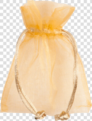 Bag  Gift Bag  Organza  7x10cm  Goud   Bag  HD Png Download