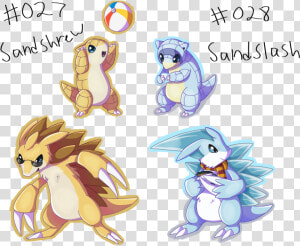 Sandshrew And Sandslashsandshrew And Sandslash  HD Png Download