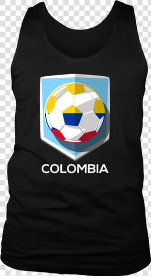 Colombia Men S Tank Colombian Flag Men S Tank Football   Soccer Ball  HD Png Download