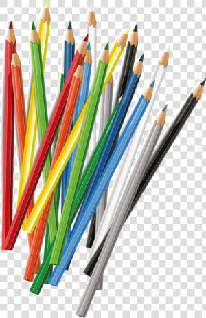 Creative Color Pencil   Free Coloured Pencils Png  Transparent Png