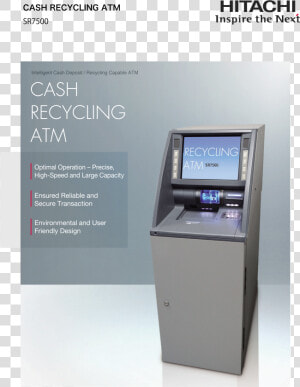 Cash Recycling Atm Sr7500   Automated Teller Machine  HD Png Download