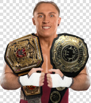 Pete Dunne Progress And Uk Champion   Png Download   Wwe Pete Dunne Champion  Transparent Png