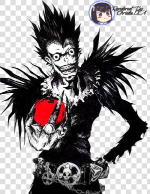 Ryuk Shinigami Render By Christieda On Deviantart   Death Note Ryuk Png  Transparent Png