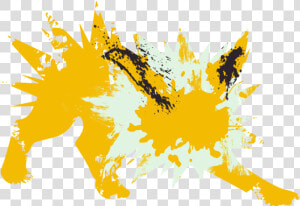 Yellow Paint Splatter Png   Yellow Paint Splashes Transparent Background  Png Download