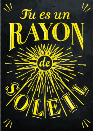 Rayon De Soleil Lettering Challenge Lettering Art Lettering   Graphic Design  HD Png Download