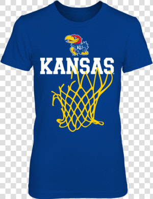 Kansas Jayhawks Net Hanging Shirt   Active Shirt  HD Png Download