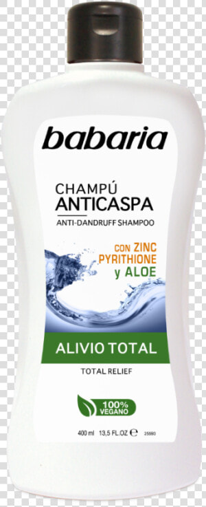 Champú Anticaspa De Aloe Vera De Babaria   Champu Anticaspa Babaria  HD Png Download