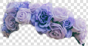  flowercrown  purpleflower  aesthetic   Transparent Background Blue Flower Crown  HD Png Download